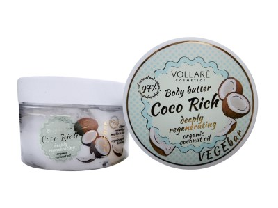 VOLLARE COSMETICS VEGEBAR COCO RICH REGENERATING BODY BUTTER P1010268